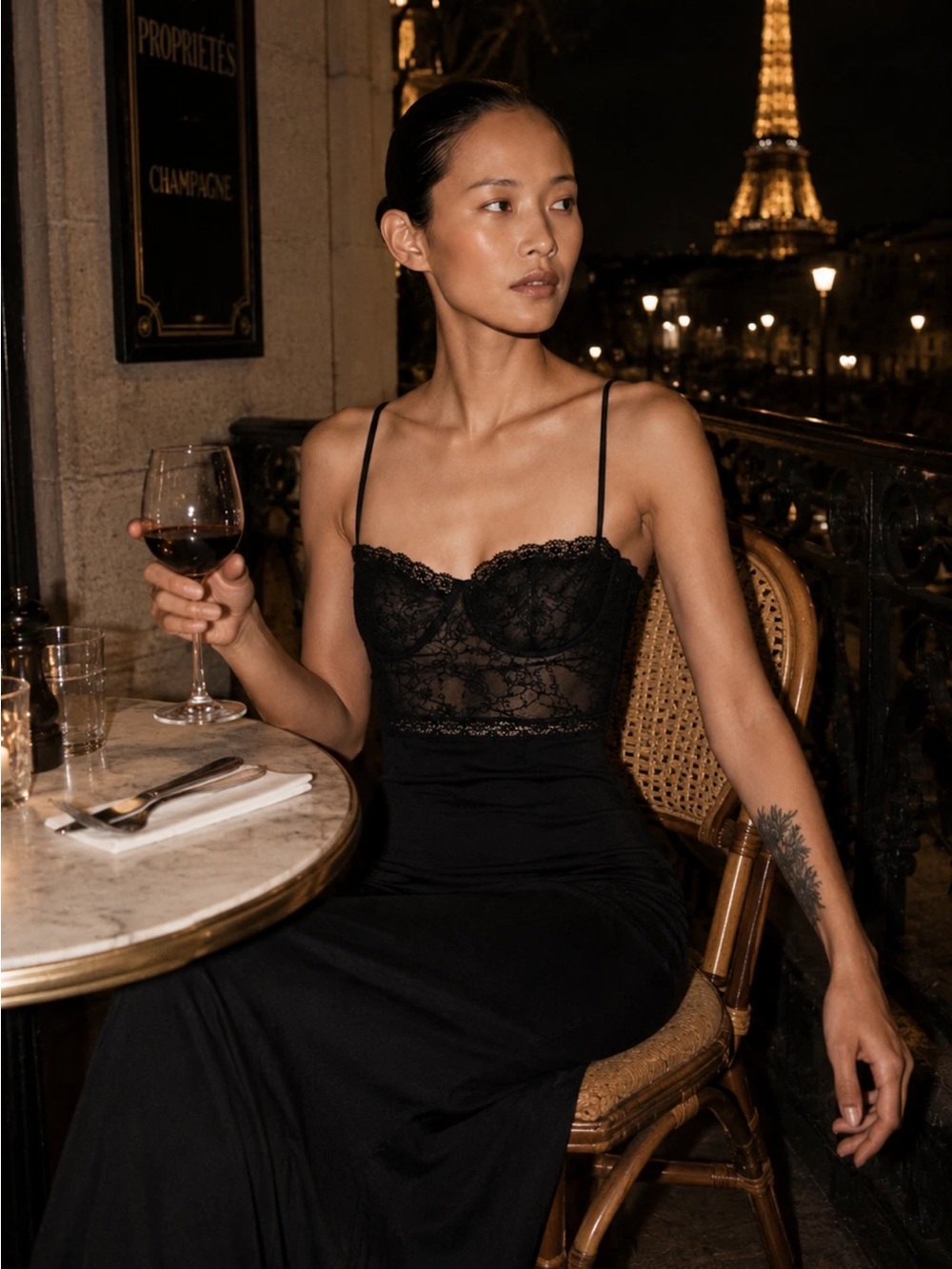 ZARA COMBINATION LACE DRESS - Picture 2 of 10